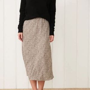 Jenni Kayne Leopard Slip Skirt - NWT size L